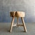 Mid-Century Modern Vintage Elm Wood Chop Block Table #K21 For Sale - Image 3 of 8