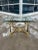 Neotransitional Gothic Brass End Table For Sale - Image 9 of 13