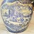 Turkish 1950s Turkish Glazed Terracotta Blue and White Urn For Sale - Image 3 of 6