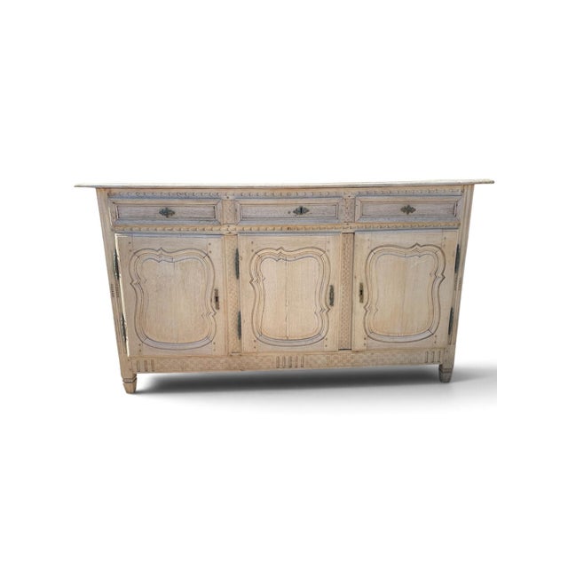 North French Louis XIV 3-Door and 3-Drawer Dressoir with Ornamentation For Sale - Image 6 of 6