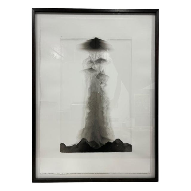 Edward S. Eberle Untitled Smoke on Paper For Sale - Image 4 of 4