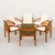 Vintage Scandinavian mid century modern dining chairs by Henning Kjaernulf, made in Denmark by Korup Stolefabrik c. 1970s....