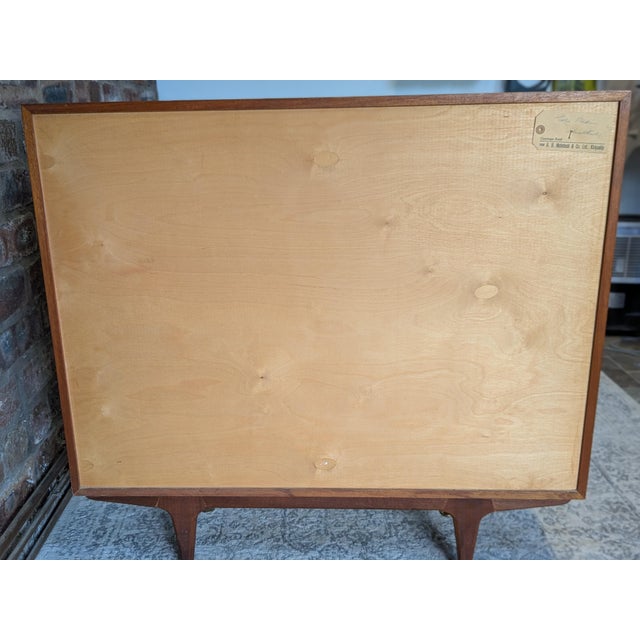Brown Mid-Century Modern Teak Glazed Display Cabinet by A.H. McIntosh, 1960s For Sale - Image 8 of 12