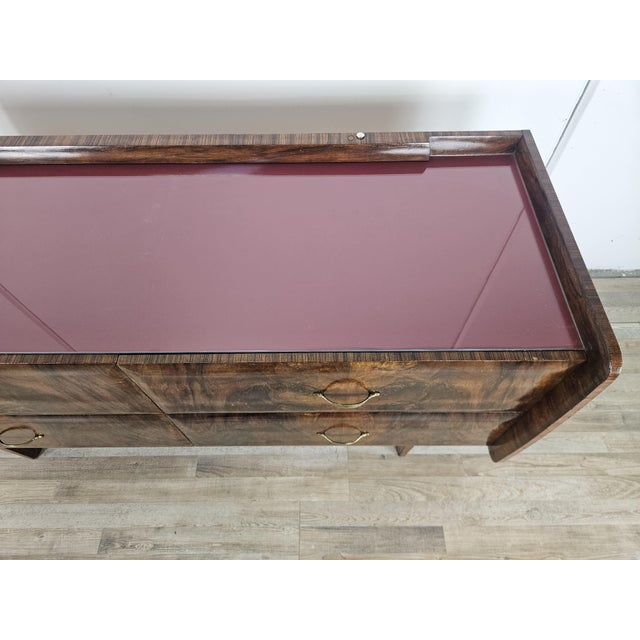 Vintage Chest of Drawers with Glass Top, 1950 For Sale - Image 11 of 18