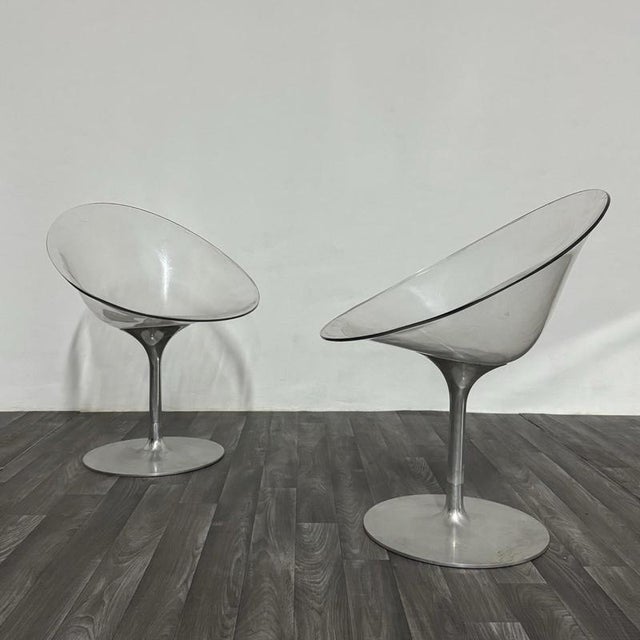 Space Age Eros Armchairs by Philippe Starck for Kartell, 1970s, Set of 2 For Sale - Image 13 of 16