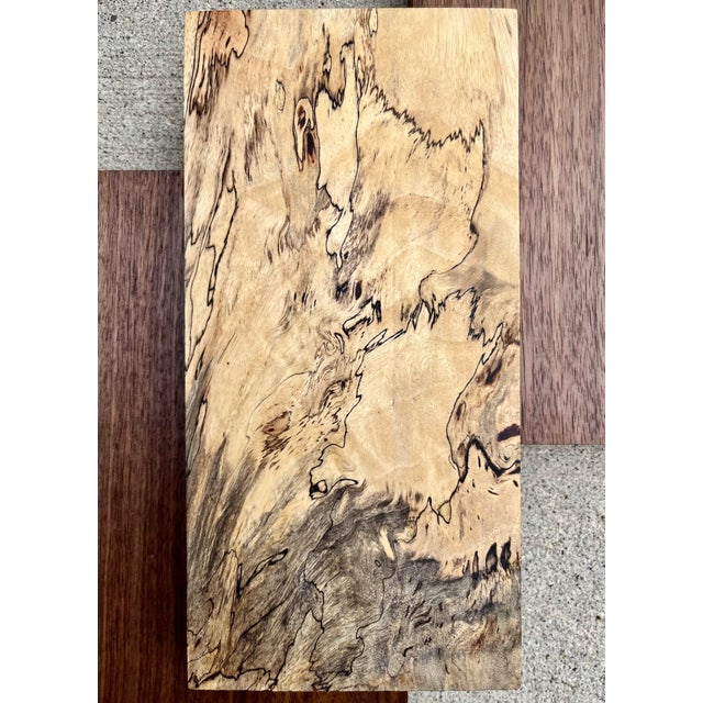 Contemporary Spalted Tamarind & Walnut Wood Wall Sculpture "The Journey" For Sale - Image 3 of 7