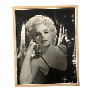 Vintage Hollywood Glamour Portrait of Barbara Lang by Virgil Apger