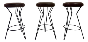 Mid-Century Bar Stools, 1960s, Set of 3