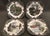 Mid-Century Modern Vintage Mid-Century Modern Johnson Bros Friendly Village Square Plates - Set of 4 For Sale - Image 3 of 3