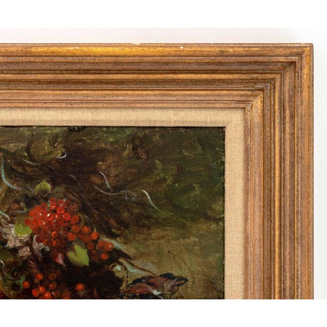 American Frank Mason Floral Still Life Oil on Canvas, 1970 For Sale - Image 3 of 7