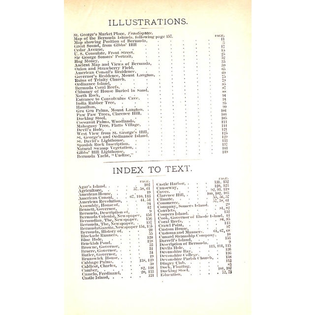 Late 19th Century "Stark's Illustrated Bermuda Guide" 1890 Stark, James H For Sale - Image 5 of 13