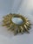 Mid 20th Century Vintage Mid 20th Century Bright Gold Sunburst Mirror For Sale - Image 5 of 12