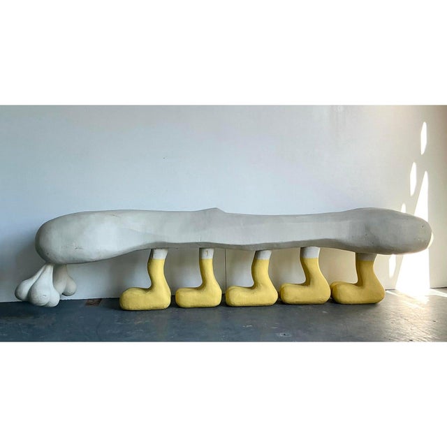 This monumental abstract sculpture is a rare and extraordinary masterpiece by the renowned French contemporary artist...