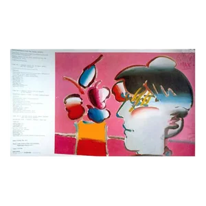 Artist With Flowers, Peter Max, Poster