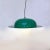 Mid-Century Modern Italian Hat-Shaped Green Metal Chandelier, 1970s For Sale - Image 6 of 16