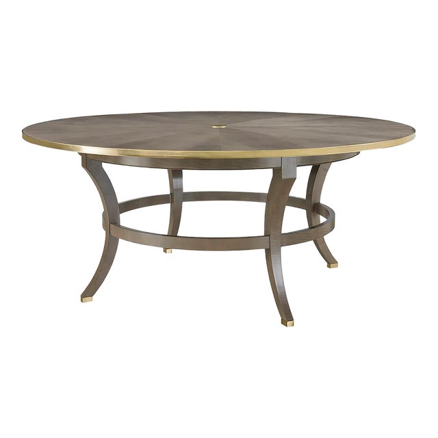 Art Deco Round Dining Table Sycamore Chairish