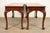 Baker Furniture Georgian Carved Mahogany Consoles or Sofa Tables, Newly Refinished For Sale - Image 11 of 15