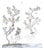 Chinoiserie Hand‑Painted Wallpaper Panels, Taupe Background Floral & Bird Motifs, Set of 2 For Sale