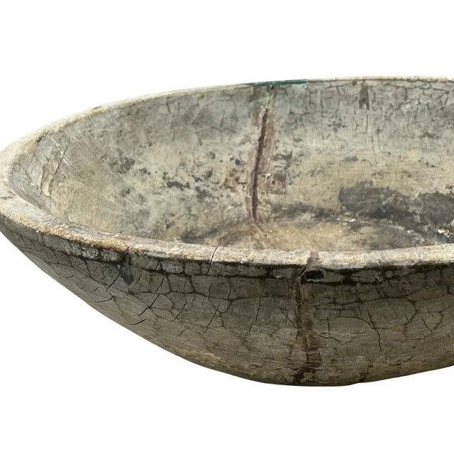 1970s Vintage Wooden Parat Bowl - Medium For Sale - Image 4 of 5