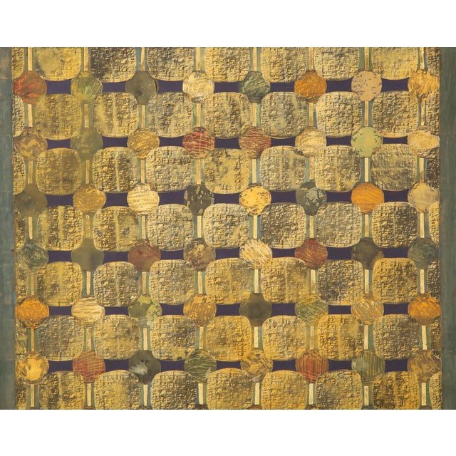 Modern Simrel Achenbach "You Are" Gouache Painting on Wood, Circa 1993 For Sale - Image 3 of 10