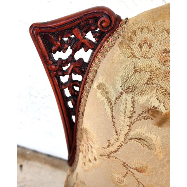 Grosfeld House Armchairs Rosewood Antique Set of 2 For Sale - Image 11 of 17