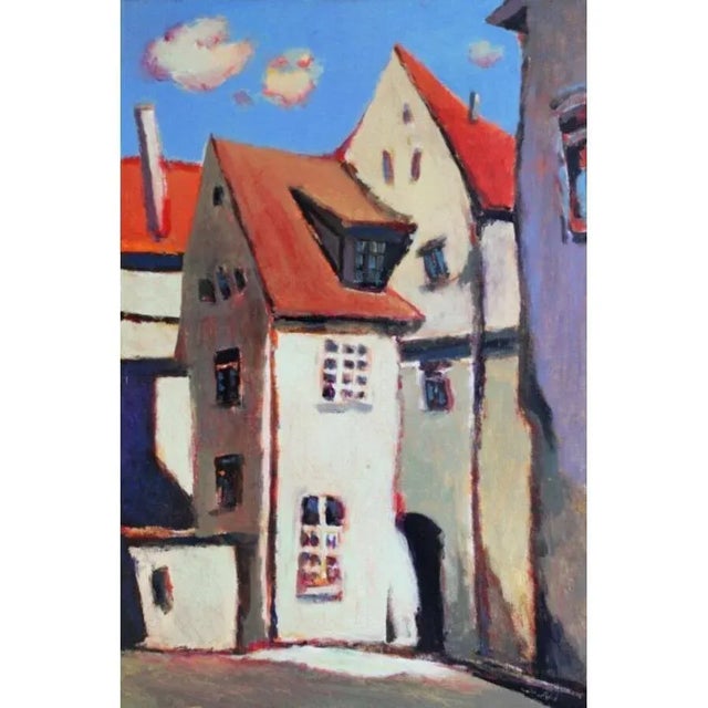 Shamsi Ali, Town, 2008, Acrylic on Canvas, in Good conditions. Designed from 2000 This piece has an attribution mark, I am...