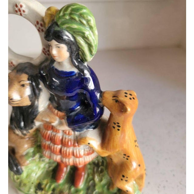 English Late 19th Century Staffordshire Flatback Figurine For Sale - Image 3 of 5