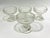 Mid-Century Modern Vintage Jeannette Glass Ribbed Sherbet Cups Set of 4 Tapas For Sale - Image 3 of 6