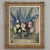 Mid 20th Century Antique Framed Oil Painting on Canvas by Lucien Hock (1899-1972), Floral Still Life in Delft Pot, Dated 1949 For Sale - Image 5 of 17