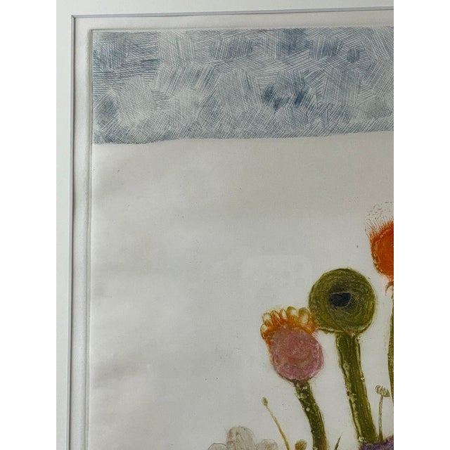 White Limited Edition Signed Engraving by Vicente Gandia of Mexico For Sale - Image 8 of 9