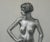 Late 20th Century "Standing Figure" Nude in Charcoal and Color Pencil on Paper by George Wishon For Sale - Image 5 of 8