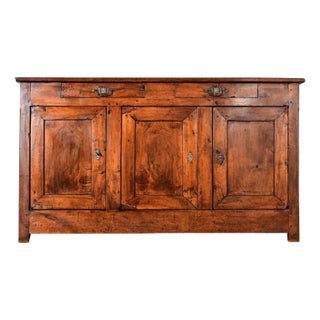 French 19th Century Solid Walnut Enfilade For Sale