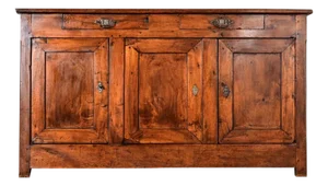 French 19th Century Solid Walnut Enfilade