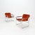 Metal Mid-Century Modern Italian Leather and Chrome Lounge Chairs Jox Interni, 1970s For Sale - Image 7 of 18