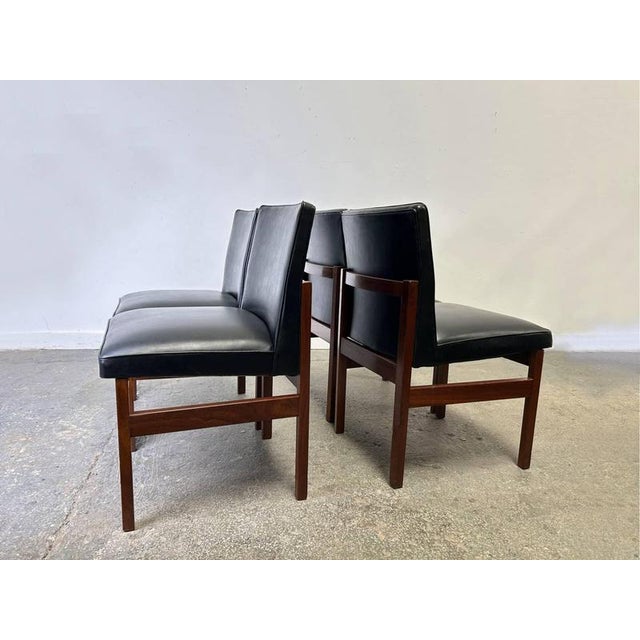 Mid-Century Solid Teak Dining Chairs by Peter Hayward for Vanson, 1960s, Set of 4 For Sale - Image 6 of 13