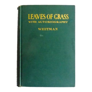 1900 Leaves of Grass, Walt Whitman Book For Sale