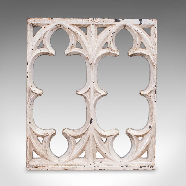 Set of 6 Secret Garden Wall Panels, English, Gothic Tracery Grille, Victorian For Sale - Image 10 of 12
