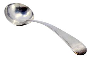 Plain Silver Soup Ladle with Strip