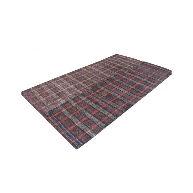 Decorative vintage rag rug from Adana region of Turkey. Approximately 45-55 years old. In very good condition.