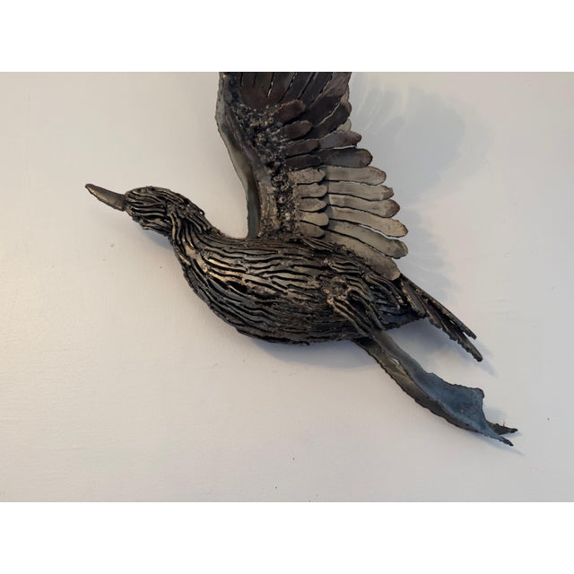 Black French Jacques Lerebourg 1979 Duck Sculpture For Sale - Image 8 of 16