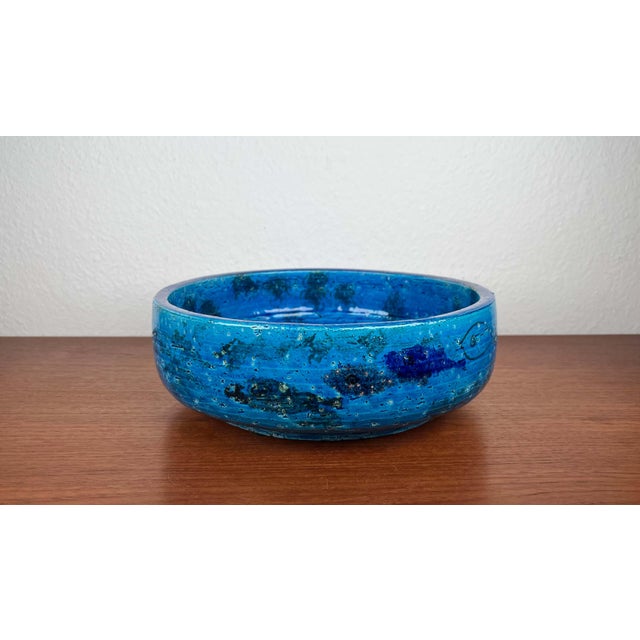 Mid-Century Modern Pesce Fish Pottery Bowl by Aldo Londi for Bitossi, Italy, 1960s For Sale - Image 10 of 18
