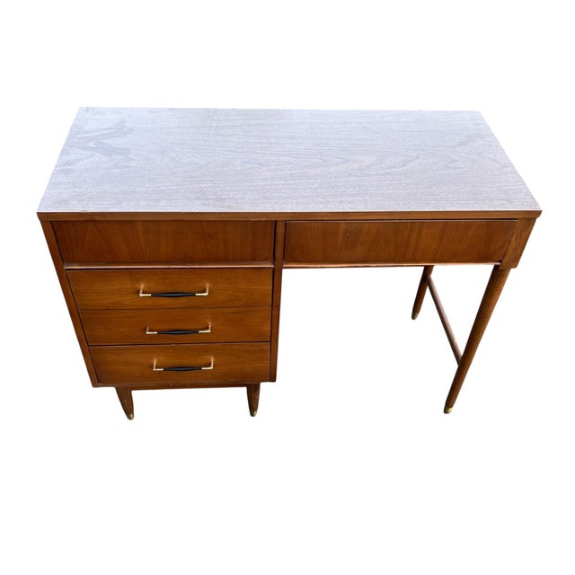 Mid-Century Modern MCM Desk Laminate Top For Sale - Image 3 of 15