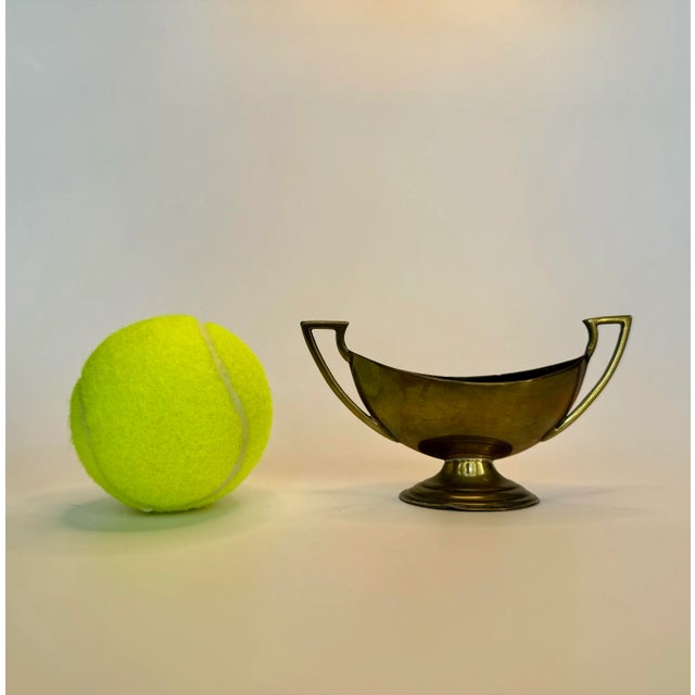 Classical Greek Style Small Solid Brass Urn For Sale In Houston - Image 6 of 11