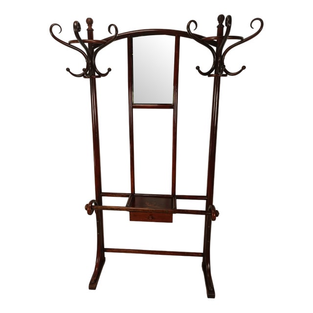 Bistrot Wall Coat Rack from Thonet, 1890s For Sale