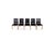 Postmodern Chair in Leather from COR, Set of 5 For Sale - Image 3 of 12