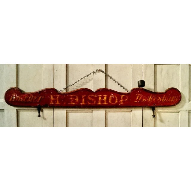Antique Butchers Cart Advertising Board For Sale - Image 9 of 9
