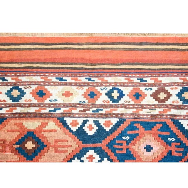 Early 20th Century Persian Azari Kilim Rug For Sale - Image 10 of 12