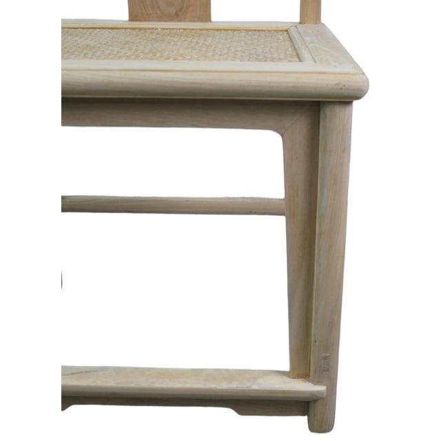 Natural Wood Color Vintage Dining Chairs, Set of 4 For Sale - Image 12 of 12