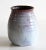 Vintage Mid Century Modern White Glazed Terra Cotta Studio Pottery Vase For Sale In Providence - Image 6 of 10