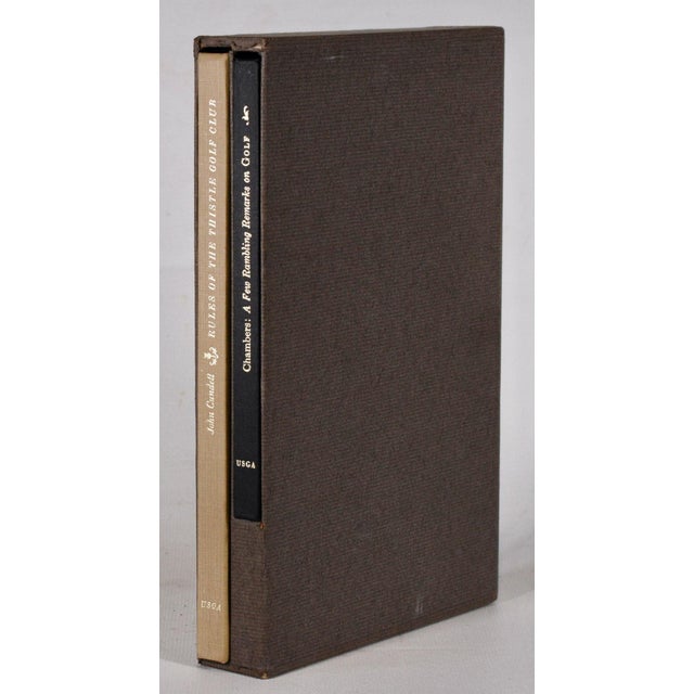 Offered are 2 facsimiles of early books about golf in the collection of the United States Golf Association. Published by...